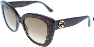 Gucci Cat-eye zonnebril - Dames - Zonnebrillen - Bruin - 52 MM - Accessoires