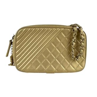 Chanel Pre-owned Cross Body Bags, female, Yellow, Size: ONE SIZE Pre-owned Vintage Shoulder Bag