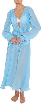 Moeva Lula Cover Up Resortwear in Blue at Nordstrom, Size X-Large Eu