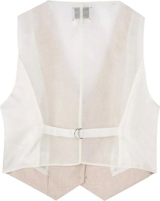 Forte_Forte Gilet con inserti - Toni neutri