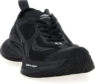 Balenciaga Mens Black Polyester Athletic Sneakers
