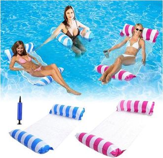 OEM Hamaca Inflable De Piscina De 2 Piezas, Hamaca Acu&aacute;tica 4 En 1 Para Relajaci&oacute;n Y Nataci&oacute;n