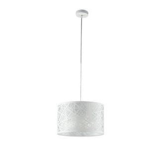 Netlighting BATIK Cylindrical Pendant Ceiling Light White 35x22cm | Size: 35x22 cm