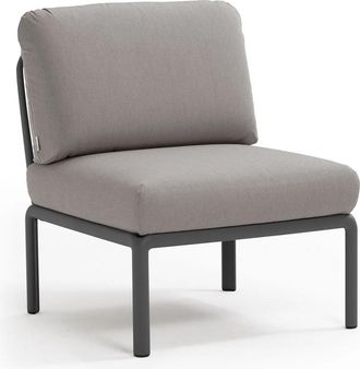 Nardi Komodo Modulsofa Mittelelement, anthrazit / grau