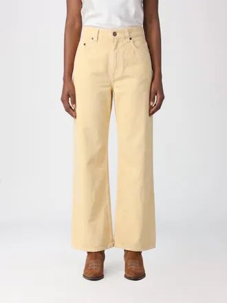 Haikure High-Waisted Wide Leg Jeans in Linen and Cotton Denim