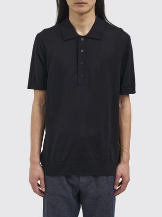 Paolo Pecora Polo in maglia di cotone e seta Paolo Pecora