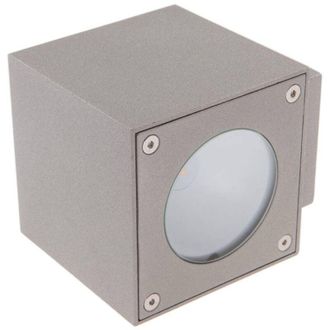 Lucande Lucande - Lámpara de pared Led exterior Jarno en Gris Aluminio