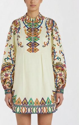 Etro Abito a tunica in cotone paisley Etro
