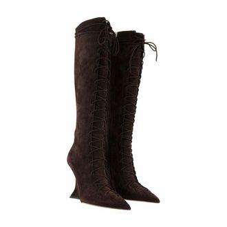 PARIS TEXAS Womens Boot Black Leather