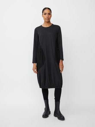 Masai MaNyphira Long Sleeve Loose Fit Dress in Black at Nordstrom, Size Xx-Large
