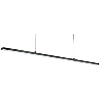 Netlighting Minimum Straight Bar Pendant Ceiling Light Chrome in Silver