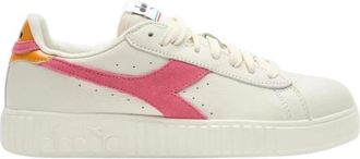 Diadora Witte leren sneaker premium stijl - Dames - Sneakers - Wit - 36 EU - Leer - Schoenen