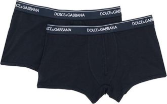 Dolce & Gabbana Two-Pack Of Stretch Cotton Regular-Fit Boxers
