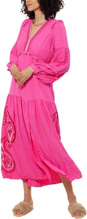 Hale Bob Hale Bob Tiered Maxi Dress