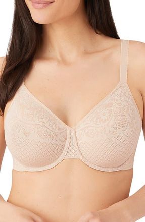 Wacoal Visual Effects Underwire Minimizer Bra in Sand at Nordstrom, Size 40Ddd