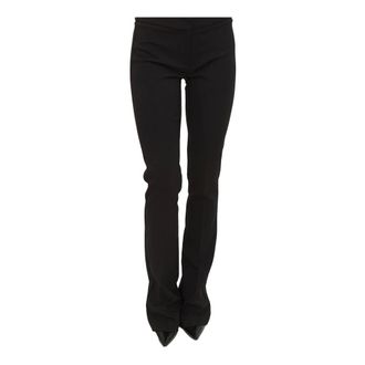 Elisabetta Franchi Dames, Broeken, Zwart, Maat: M Poliester