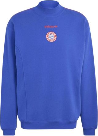 adidas FC Bayern EQT Sweatshirt - Heren - Sweatshirts - Blauw - S - Katoen - Hoodies & sweatvesten