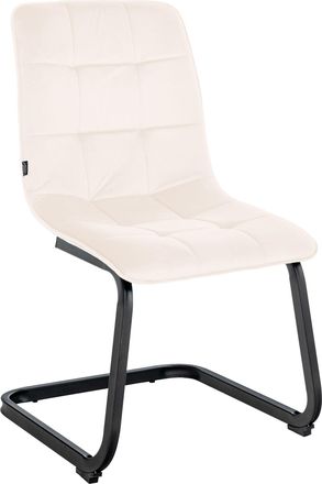 Clp Silla De Comedor Vermont En Terciopelo Crema