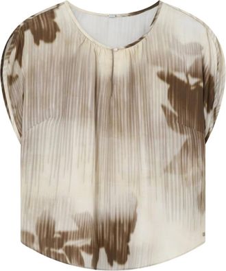 Gustav Dames, Blouses & Shirts, Bruin, Maat: 3XL