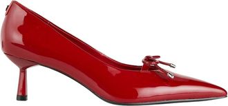 Cosmoparis Schoenen, Dames, Rood, 36 EU, Leer, Puntige Neus Lakleren Pump