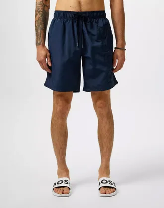 HUGO BOSS Whale Logo Swim Shorts - Navy
