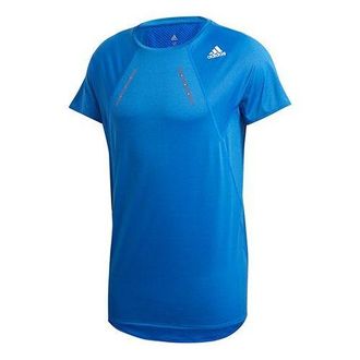adidas HEAT.RDY TEE M Sports Short Sleeve Blue FK0739