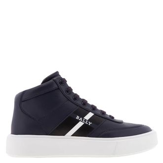 Bally Curter Leather High-Top Sneakers, Brand Size 39 ( US Size 6 )