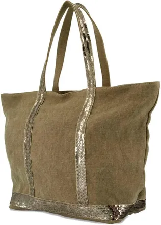 Vanessa Bruno Linen Extra Small Zipped Cabas Tote
