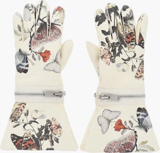 Undercover Guanti Modulari in Pelle Stampata Undercover