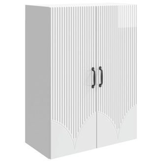 vidaXL Armario De Pared Blanco Brillante 66 X 34,5 X 90 Cm Vidaxl
