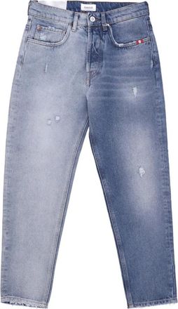 Amish Slim Fit Denim Jeans Two Face - Heren - Slim Fit Jeans - Blauw - W30 - Denim - Jeans