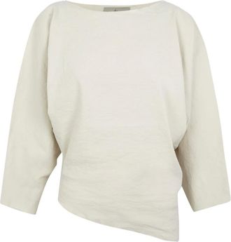 Cortana Overhemden, Dames, Beige, S, Linnen, Arne Top