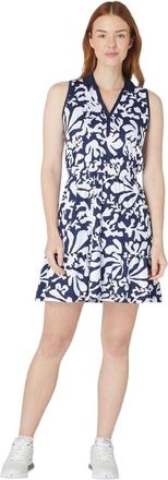 Callaway Damesjurk met abstracte bloemenprint, normale pasvorm, mini-model (Peacoat)