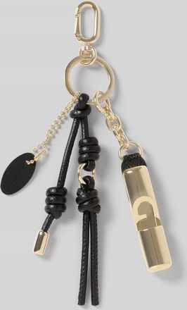 Furla Anh&auml;nger mit Logo-Detail Modell IRIDE in Black, Gr&ouml;&szlig;e 1