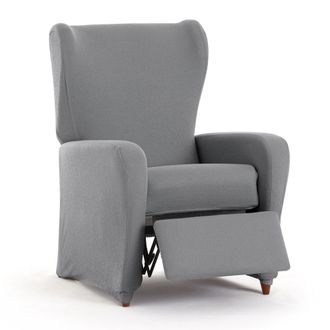 Eysa Funda de sill&oacute;n relax biel&aacute;stica gris 60 - 75 cm