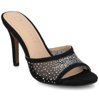 Journee Collection Womens Hensley Open Toe Evening Pumps