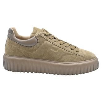 Hogan Heren, Schoenen, Beige, Maat: 45 EU Leer