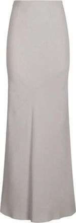Ami bias-cut maxi skirt - women - Acetate/Viscose - 34 - Neutrals