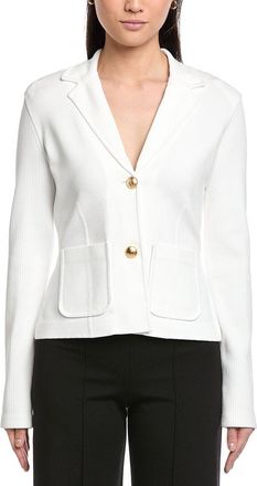 St. John 2-Button Fitted Knit Jacket