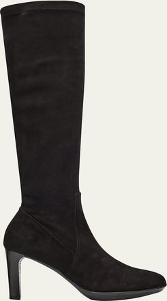 Aquatalia 90mm Rhumba Suede Knee-High Boots