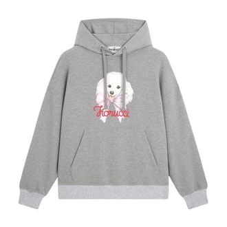 Fiorucci Hoodies, female, Gray, Size: XS Relaxed-Fit Hoodie
