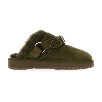 Burberry Slippers - Dames - Pantoffels - Groen - 40 EU - Schoenen