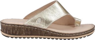 Hush Puppies Dames/Dames Elissa Suède Teen Post Sandalen (Goud)