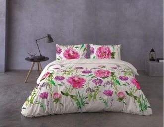 OEM Ropa De Cama De Sat&eacute;n De Algod&oacute;n Flores Polacas Prestige05 160x200 +2x70x80 Matex