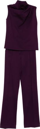 Saiid Kobeisy Completo con top plissettato - Viola
