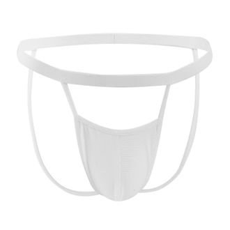 Generic Mens Underwear Thong with Ball Pouch Lingerie Sexy Bulge Enhancement Jockstrap Thongs for Men Micro Plain Comfort Stretch Bikini G String Trendy Casua