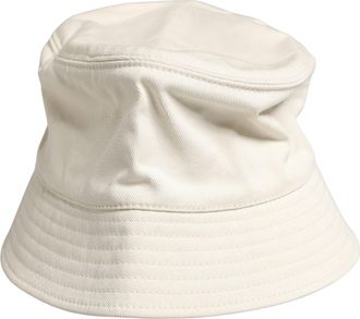 Dolce & Gabbana Men White Cotton Bucket Fisherman Capello Mens Hat