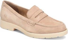 B&oslash;rn Bree Penny Loafer in Natural Suede at Nordstrom Rack, Size 8.5