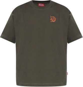 Diesel Hombre, Camisetas, Marr&oacute;n, Talla: 3XL