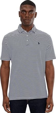 Polo Ralph Lauren Classic Striped Soft Cotton Polo Shirt Mens Clothing Refined Navy/White : 2XL